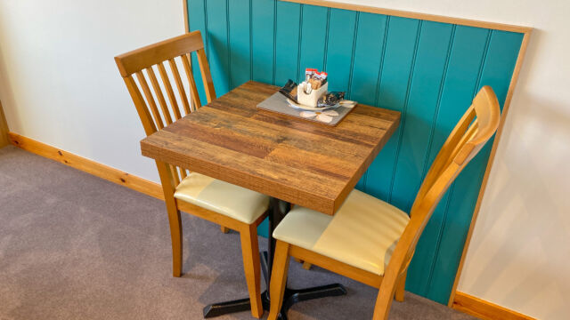 Bistro style table and chairs